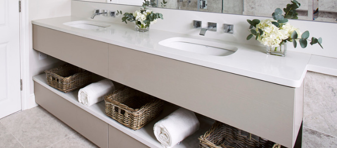 Low-budget badkamer met luxe uitstraling