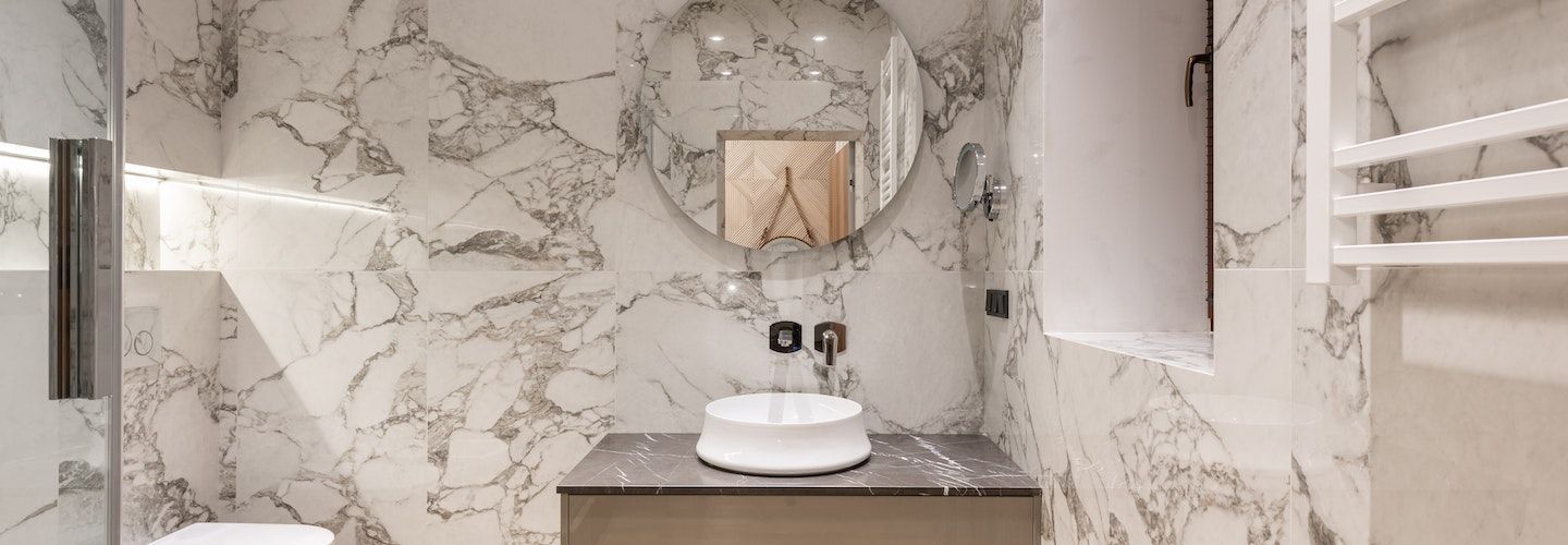 Tegels voor het sanitair