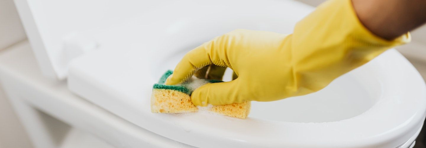 Wc schoonmaken