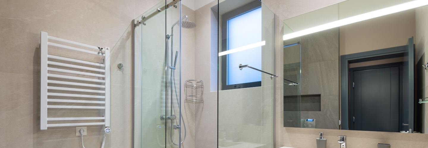 Regendouche met thermostaatkraan