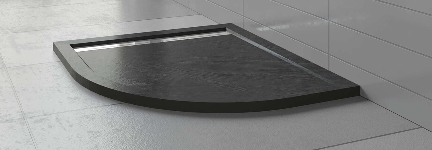 juiste afmeting douchebak kwartrond