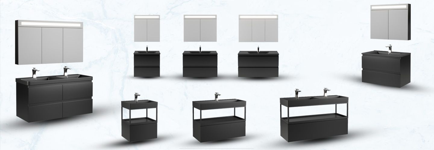Nieuwe badkamermeubels