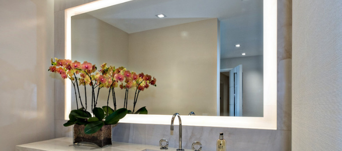 badkamerspiegel met verlichting