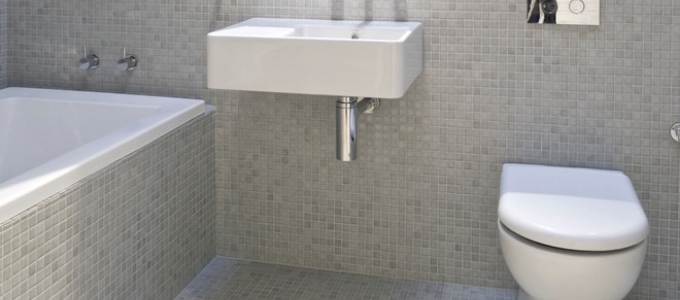 witte mozaiek badkamertegels