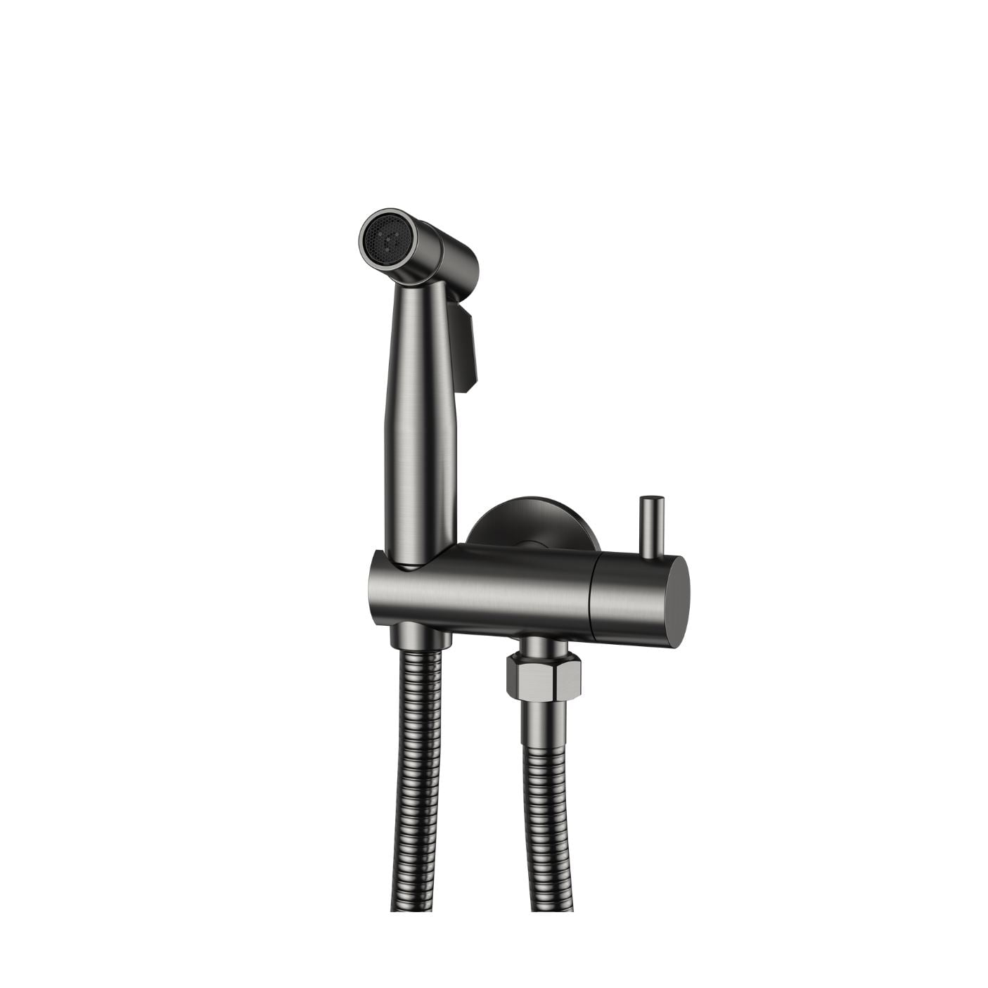 Best-Design Moya Knijp-Bidet Luxe Handdouche-Set Gunmetal