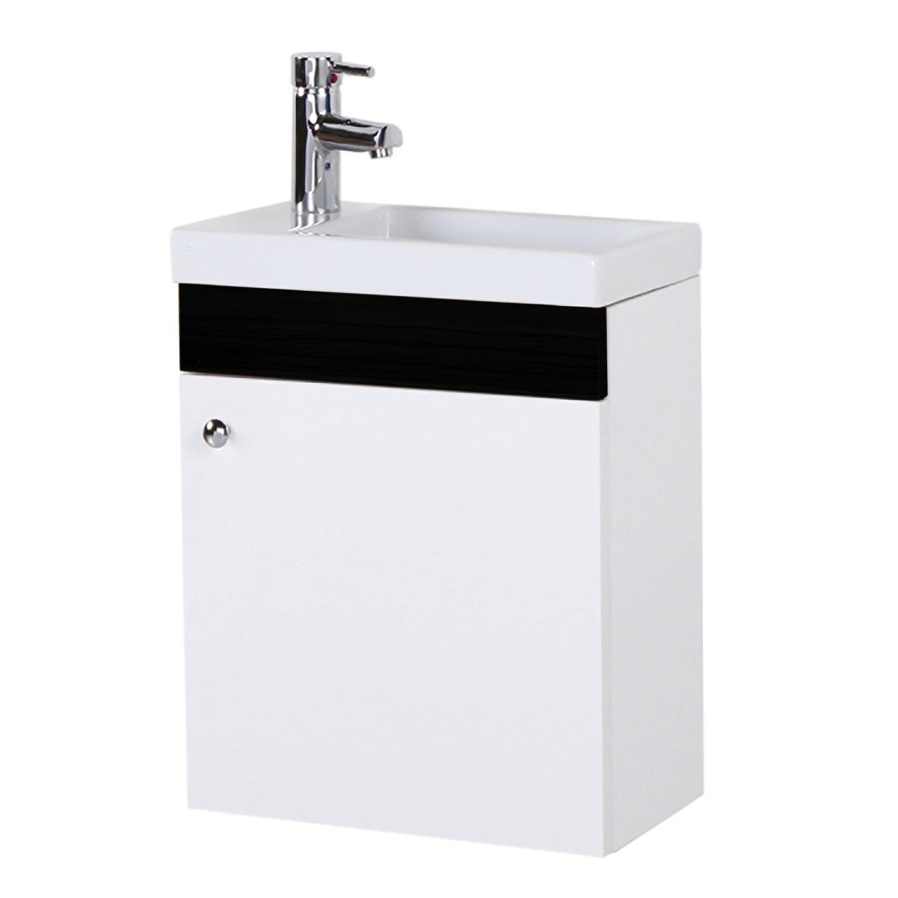 Creavit Aloni Elmas Zwart Onderkast 45x85x25cm