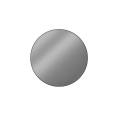 Looox Spiegel Black Line Round, matt black frame, diameter 60 cm