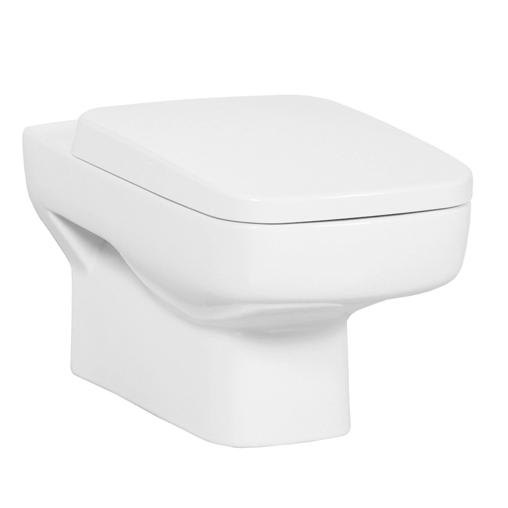 Creavit Design Ophang Wc Wit Met Rvs Sproeier (Bidet)