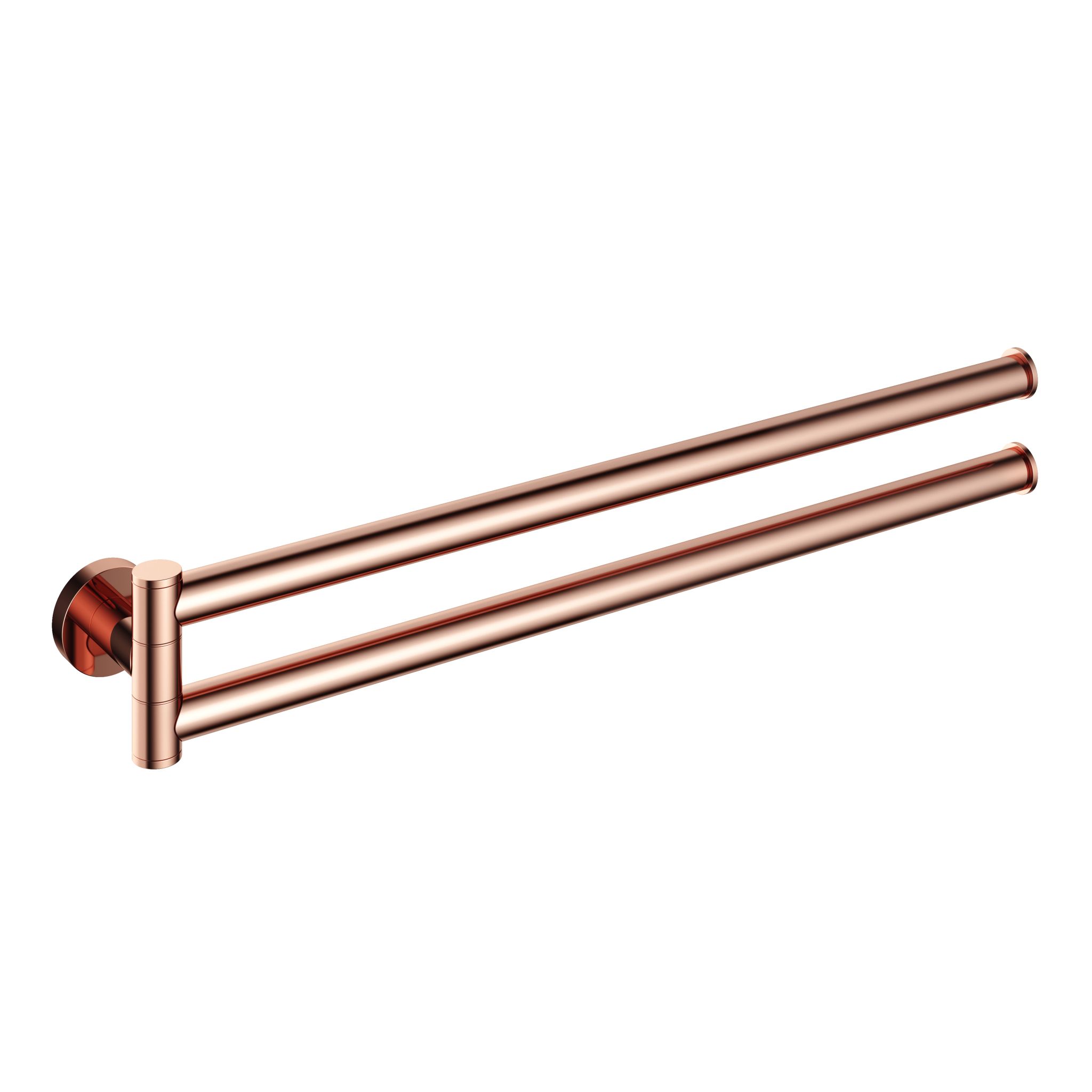 Hotbath Cobber Handdoekhouder Draaibaar Roze Goud