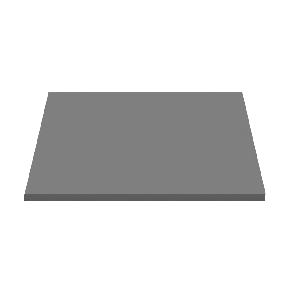 Aloni Wastafeltablet Hout 60cm Mat Grijs