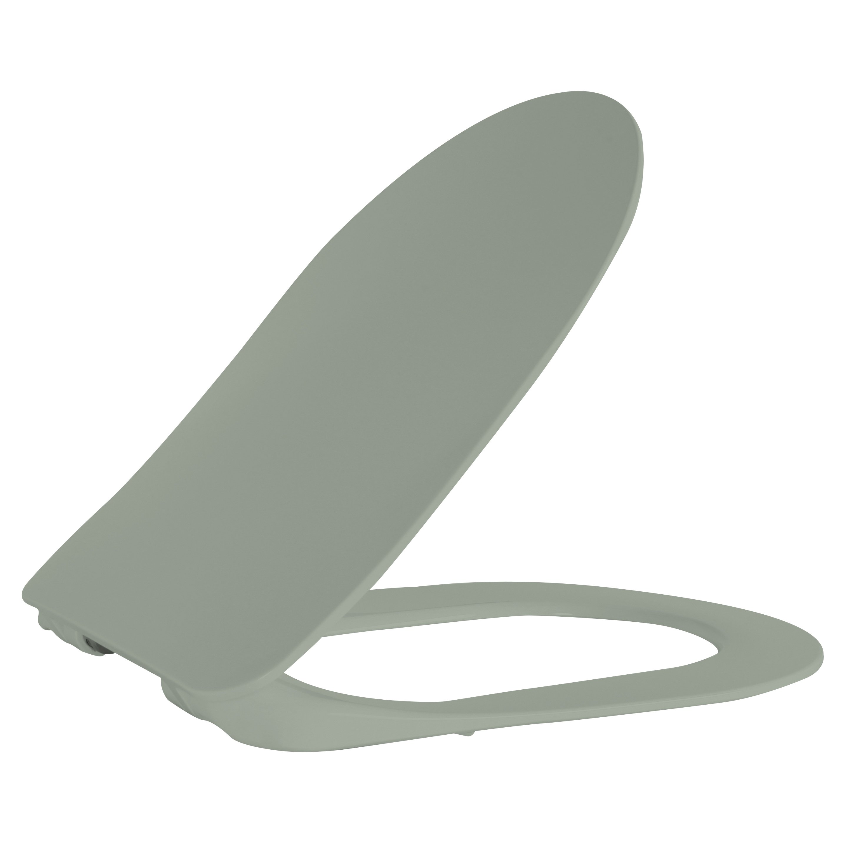 Creavit Wc-Zitting Extra Groen Duroplast, Inox Scharnieren, Softclose