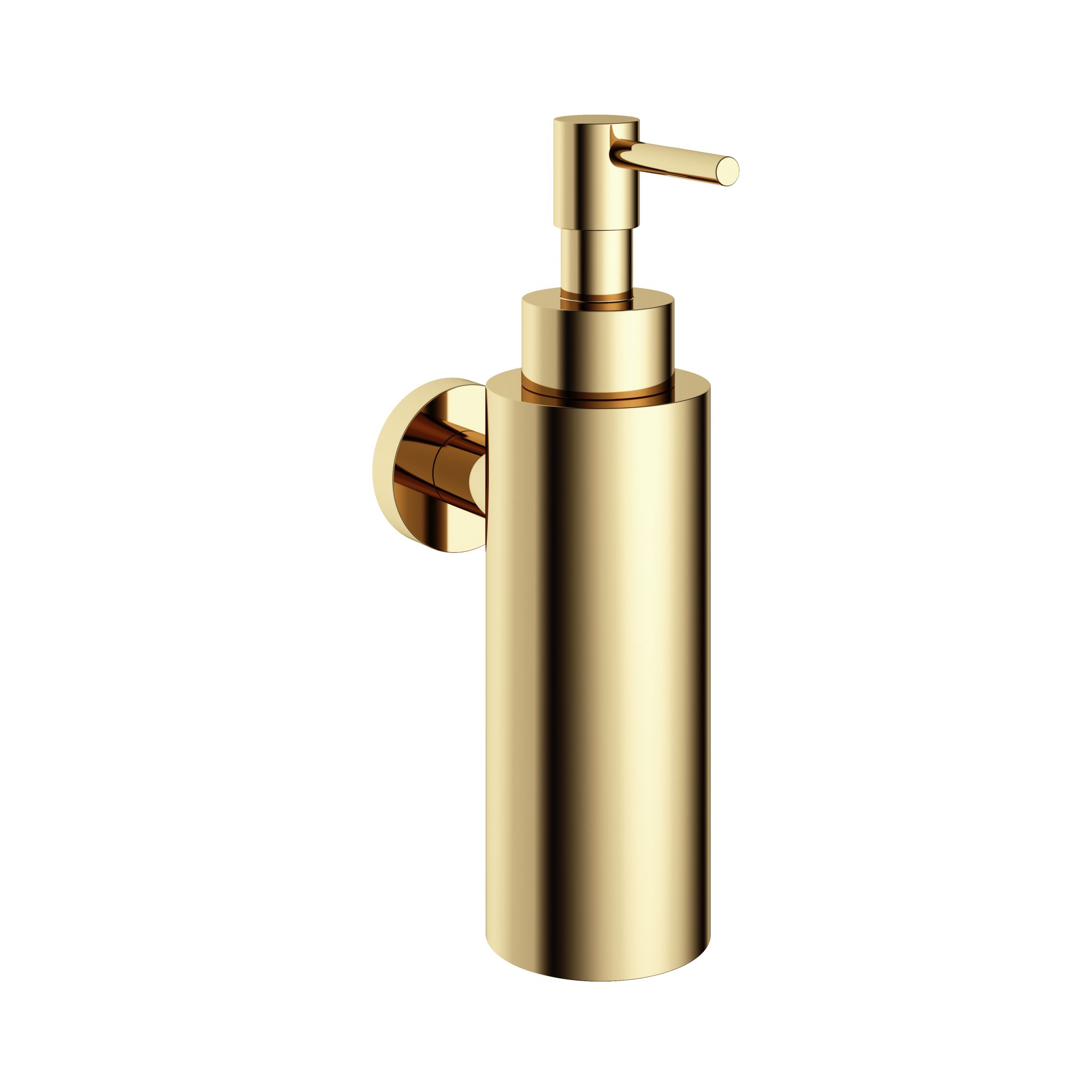 Hotbath Cobber Zeepdispenser Wandmodel Gepolijst Messing - Living Colours