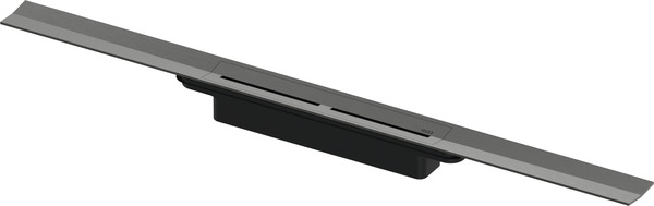 TECEdrainprofile doucheprofiel, 800 mm, rvs, Brushed Black Chrome / Geborsteld Zwart Chroom