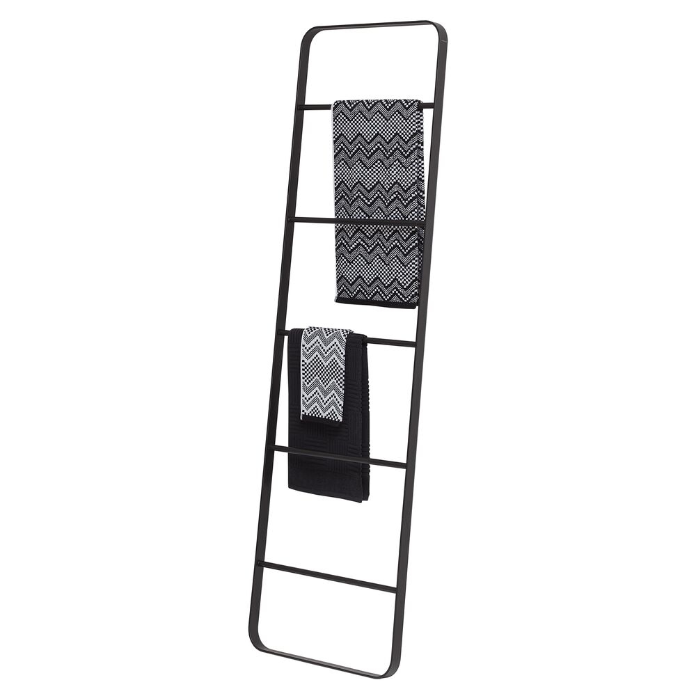 Sealskin Brix Handdoekladder vrijstaand Zwart (Uilopend model)