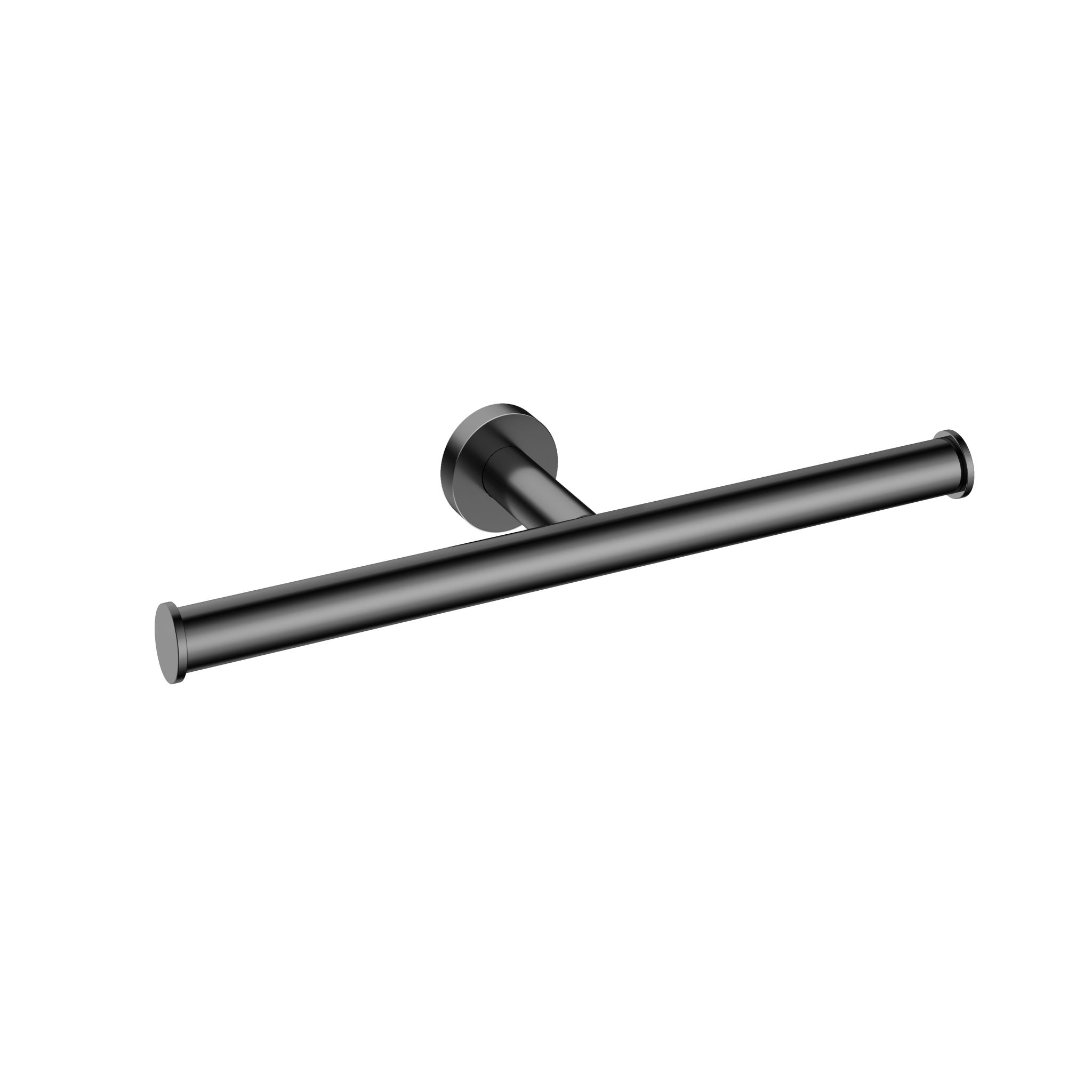 Hotbath Cobber Toiletrolhouder Dubbel Zwart Chroom
