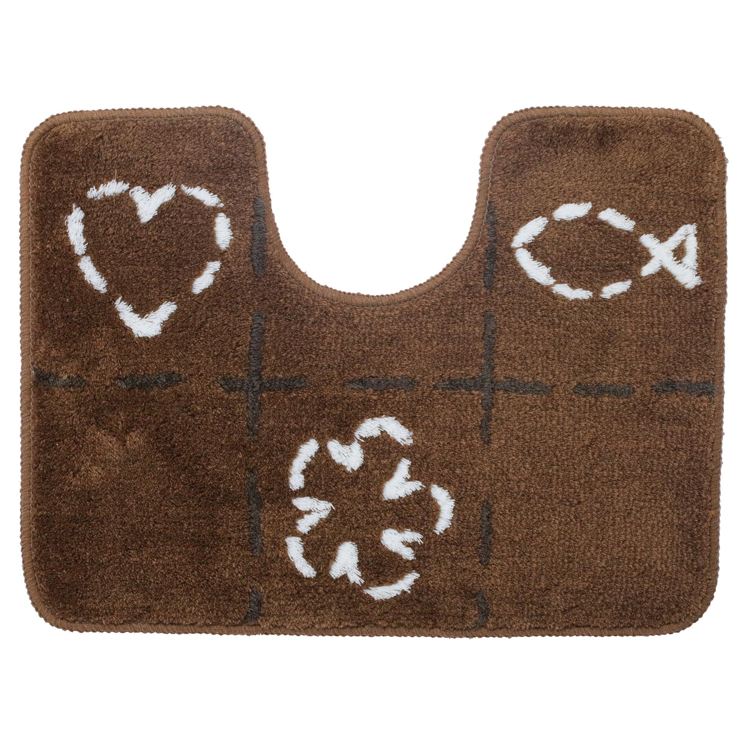 Sealskin Tack Toiletmat 45x60 cm - Acryl - Bruin