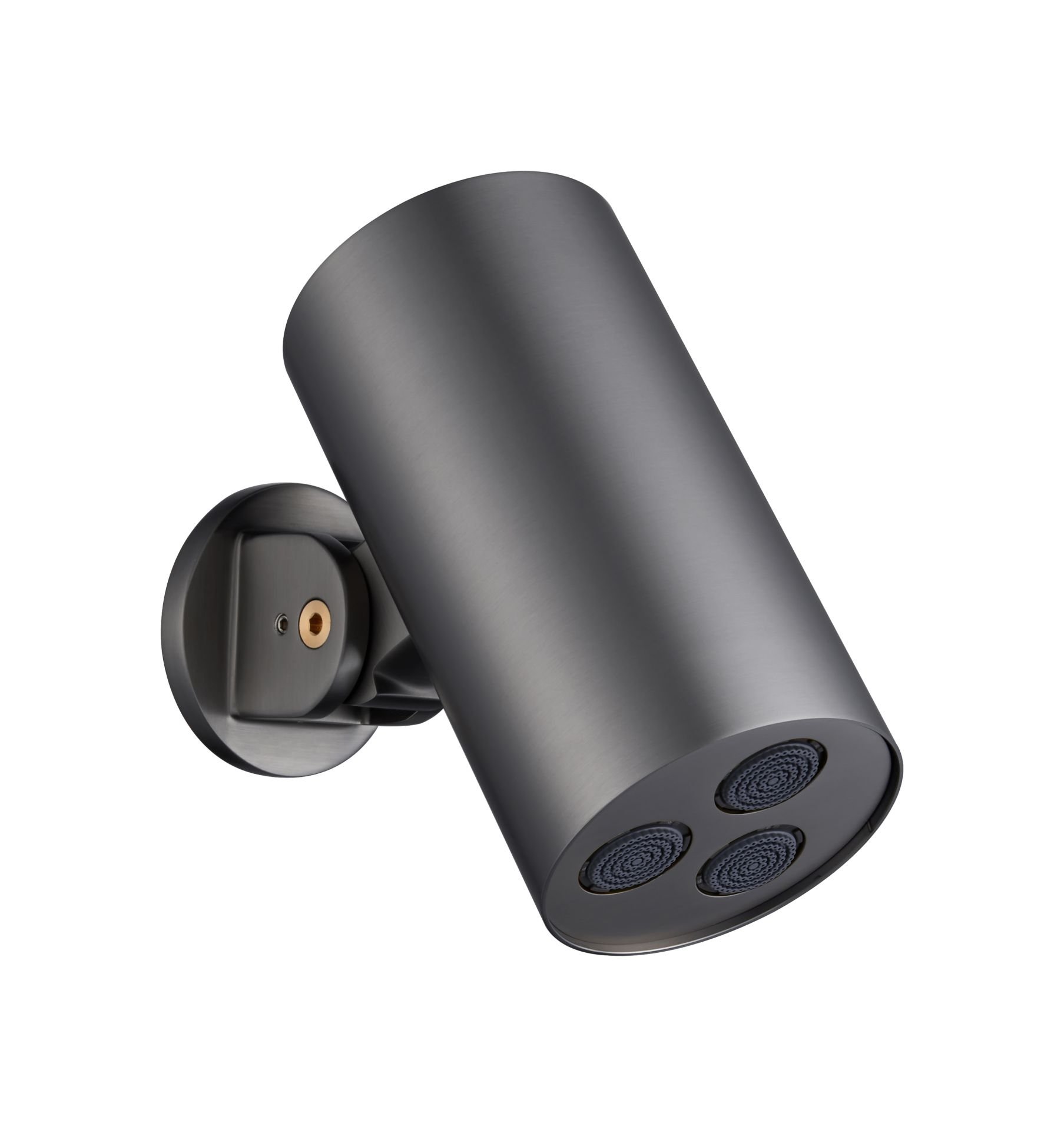 Uniforma Handdouche Cilinder - 1 Stand - Muurmontage - 8X15 cm - Gunmetal (PVD)