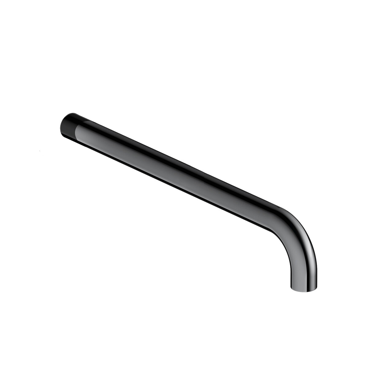 Hotbath Cobber CB094 uitloop tbv cb005 / cb006 - 25cm - zwart chroom (Uitlopend)