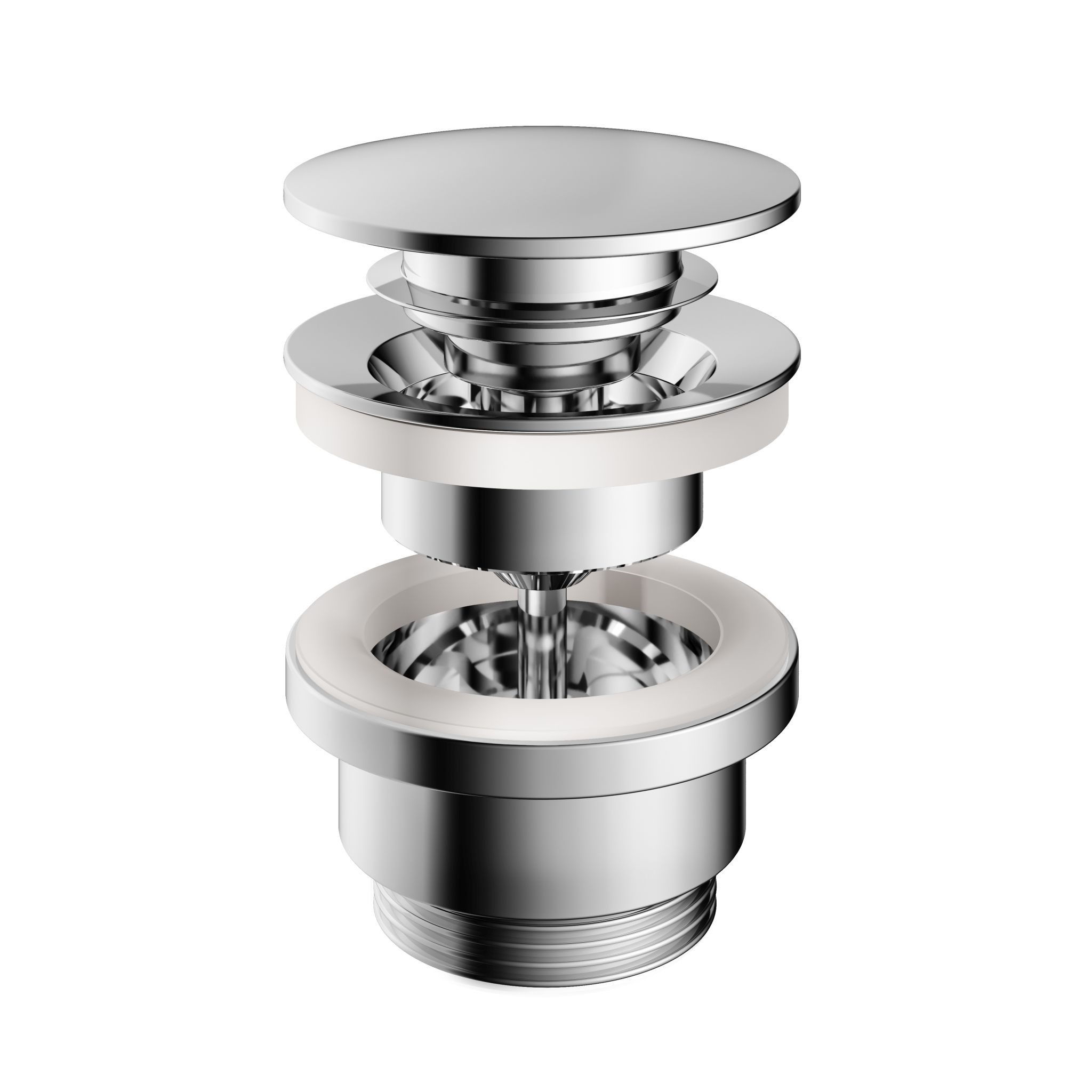 Hotbath Pal Clickwaste Chroom