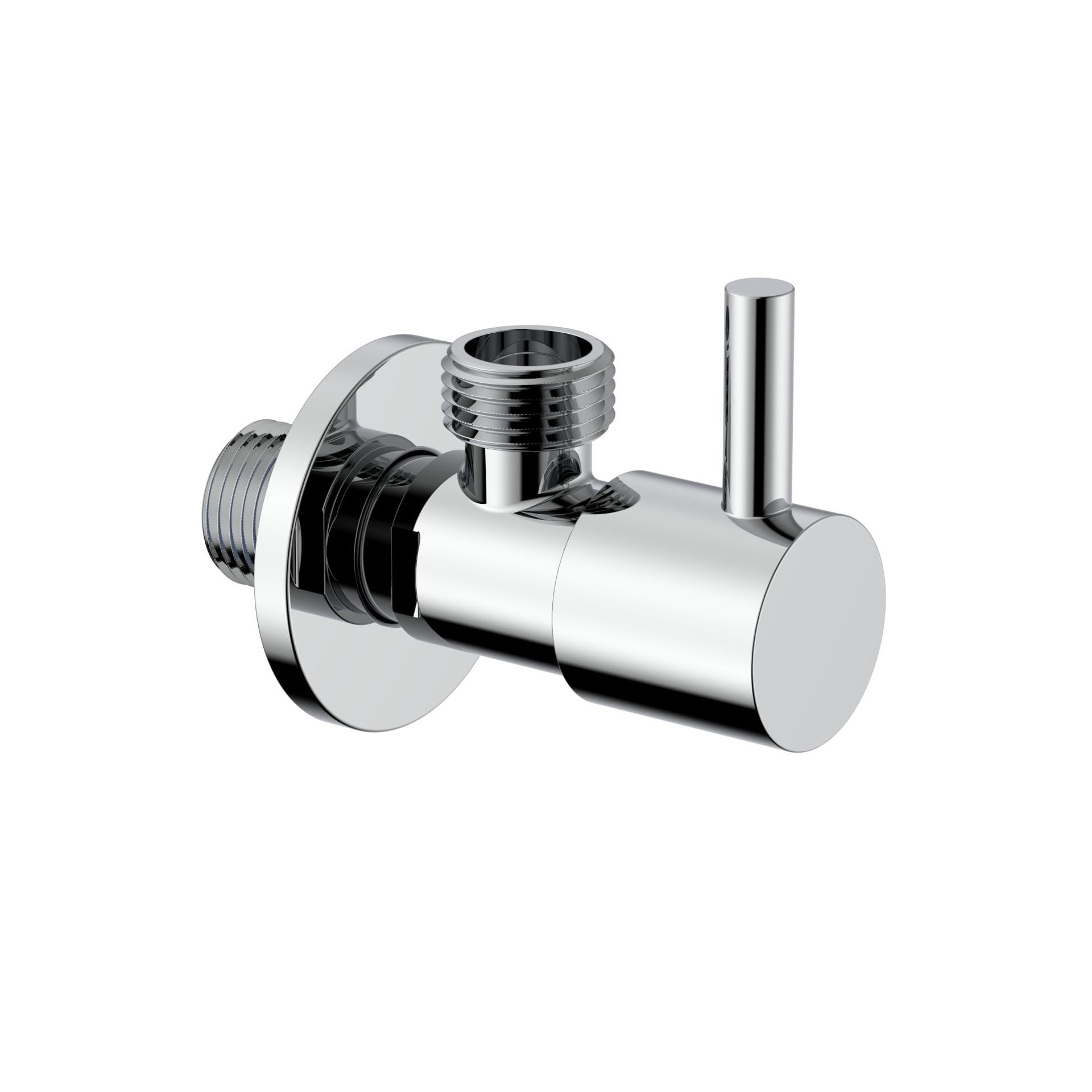 Uniforma Hoekstopkraan - 1/2" x 3/8" - Chroom