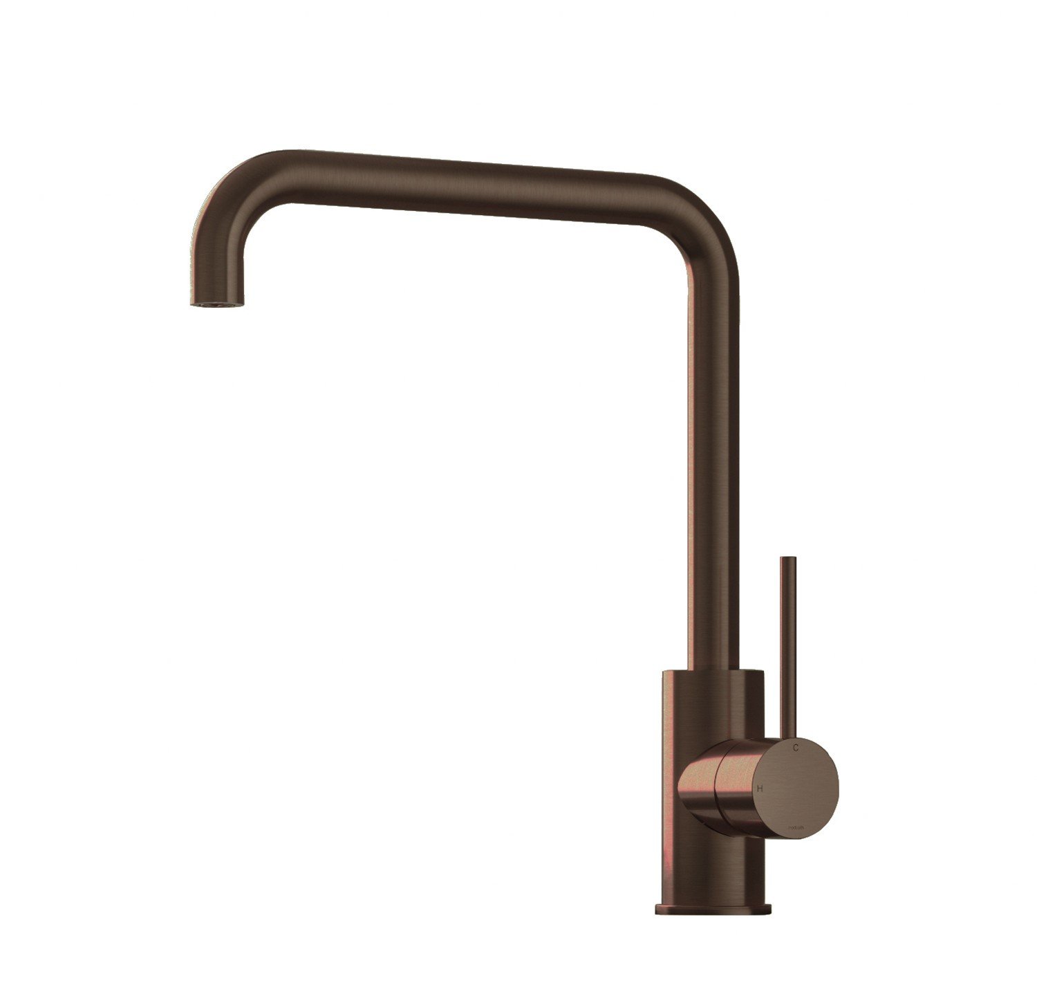 Hotbath Cobber Opbouw Keukenmengkraan Met Draaibare L-Uitloop Verouderd Messing - Living Colours