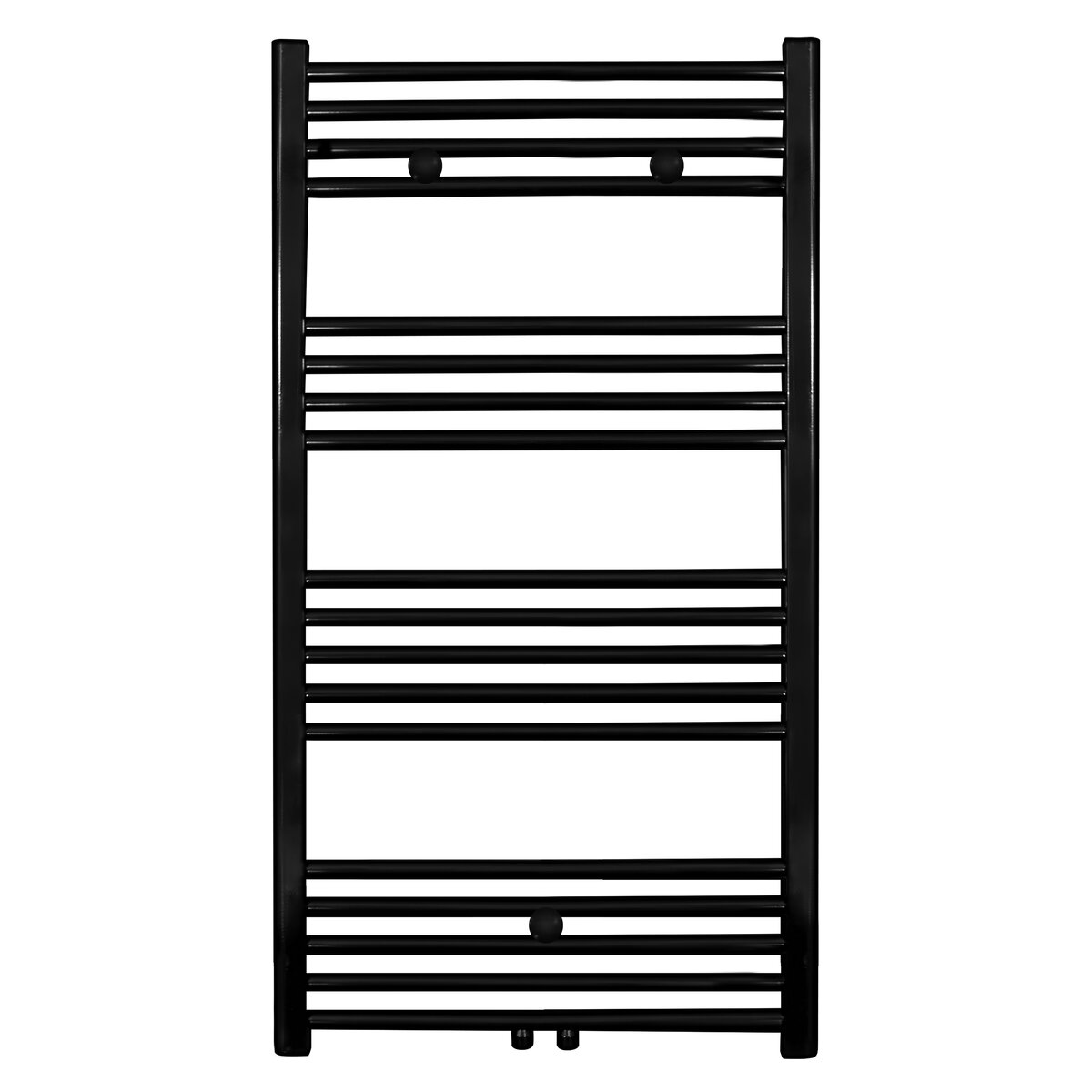 Belrad Links-Rechts/Midden Aansluiting Zwart 1100x600 540 Watt