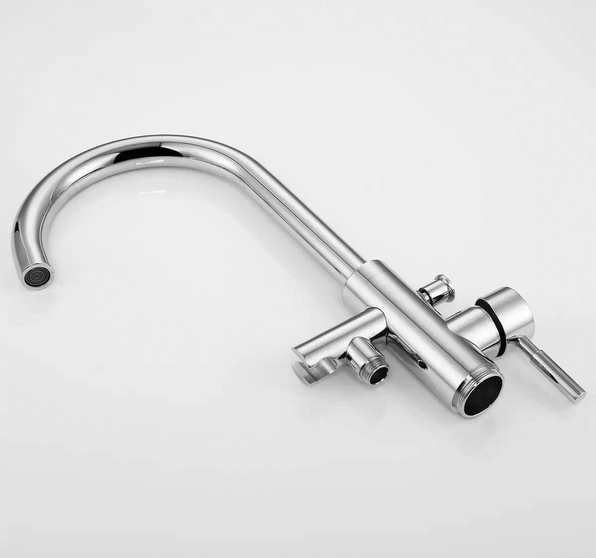 Creavit Aloni Vrijstaande Badmengkraan Eenhendel Chroom