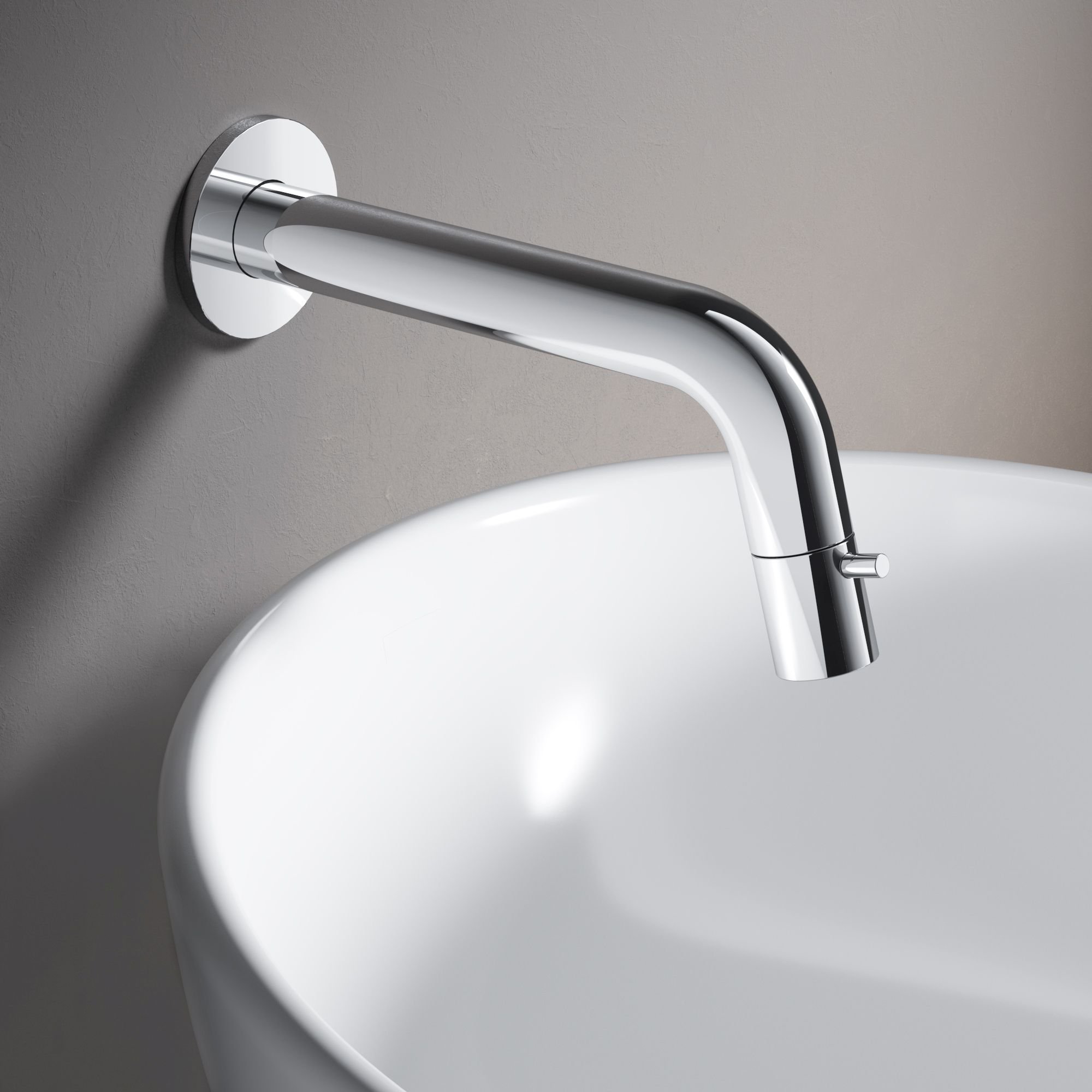 Hotbath Dude Inbouw Fonteinkraan Wandmodel Inkortbaar Chroom