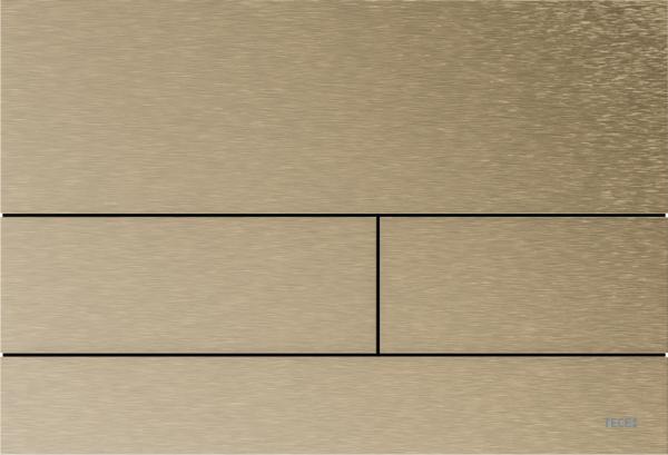 TECEsquare II metaal WC-bedieningsplaat voor duospoeltechniek Geborsteld Nikkel (met anti-vingerprint)