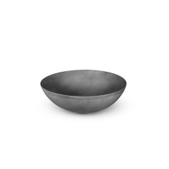 Looox Ceramic Raw, diameter 40 cm, Dark Grey