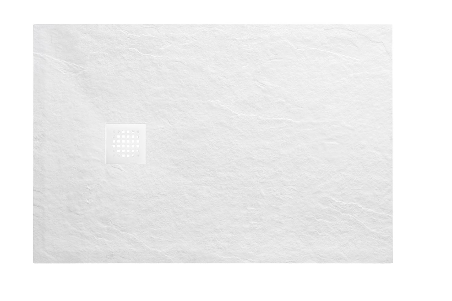 Stonea douchebak antislip composiet 900x1400x30 mm inkortbaar mat wit