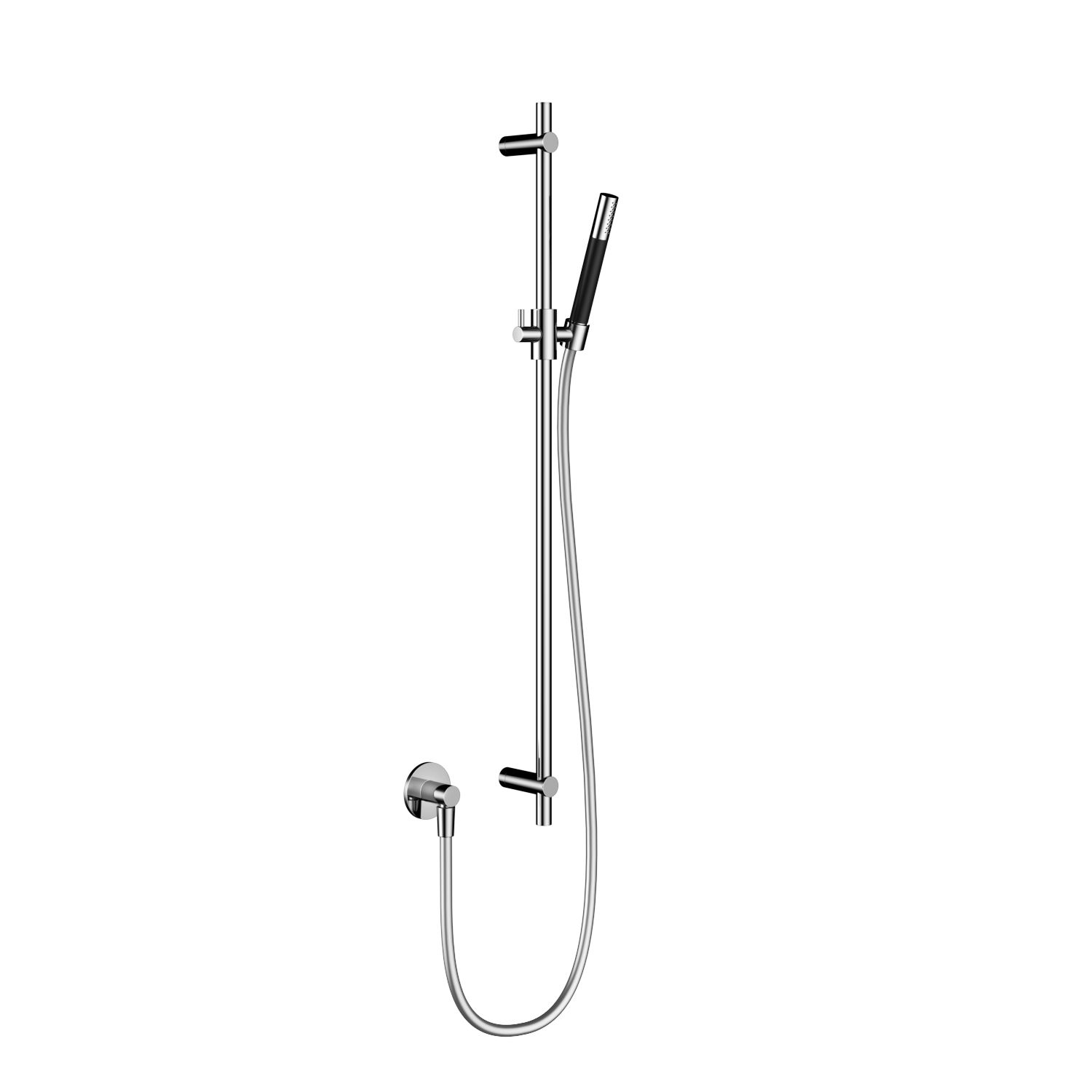 Hotbath Glijstang 90cm Met Wandaansluitbocht, Doucheslang 150cm En Staafhanddouche Chroom