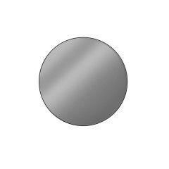 Looox Spiegel Black Line Round, matt black frame, diameter 70 cm