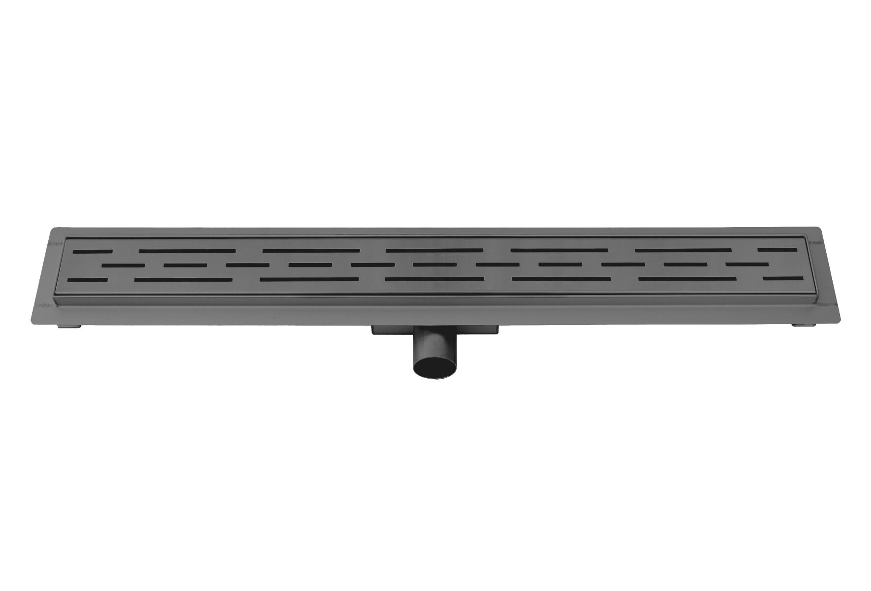 Best-Design Moya douchegoot met flens 80 cm Gunmetal