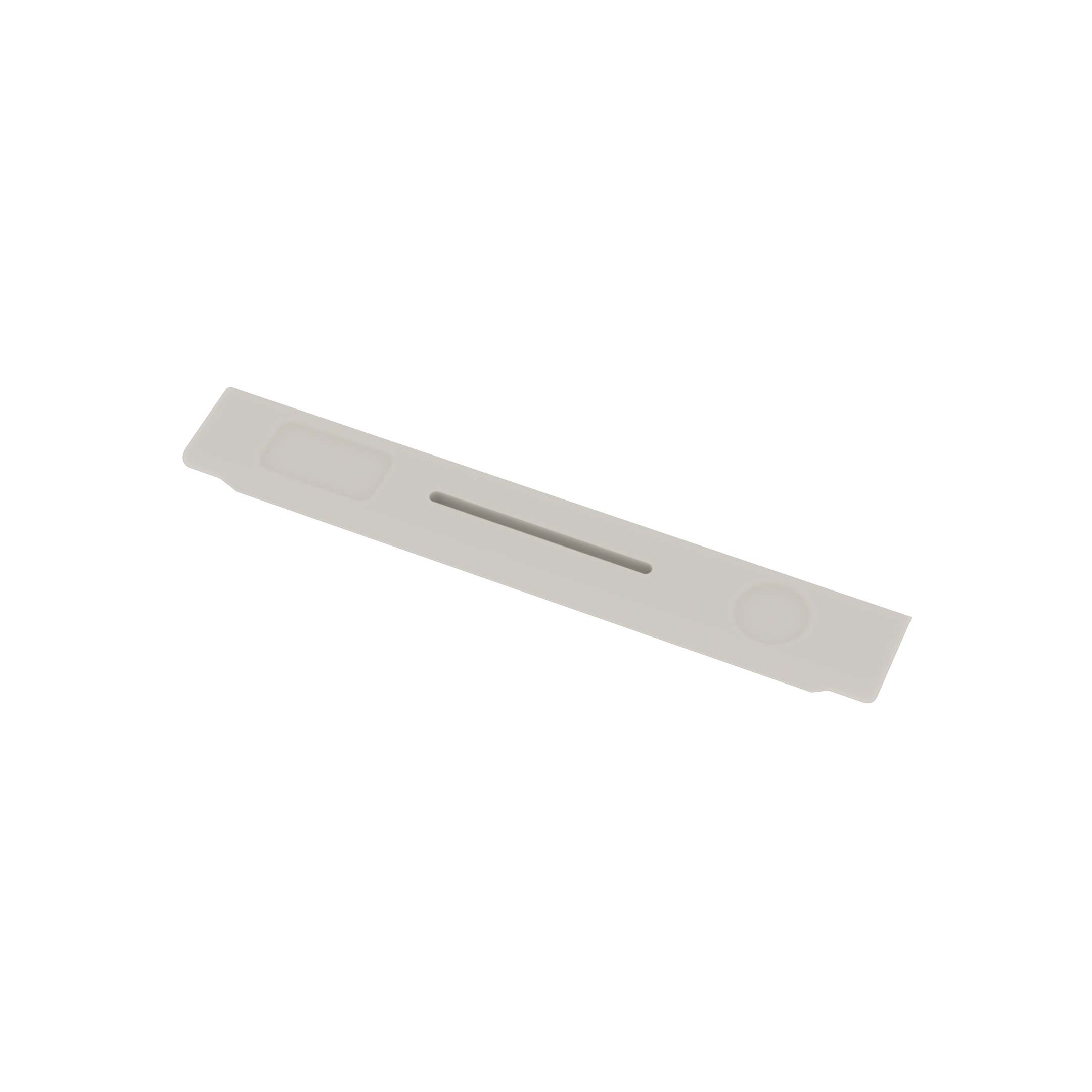 Ideavit Badplank Met Tablethouder Solidfelix 77x12x2.4 cm Solid Surface Mat Wit