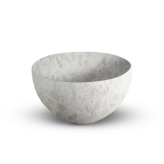 Looox Ceramic Terrazzo Small, diameter 23 cm, Terrazzo Beige