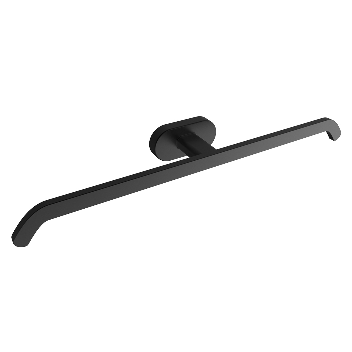 Creavit Dubbele wc-papier rolhouder zwart