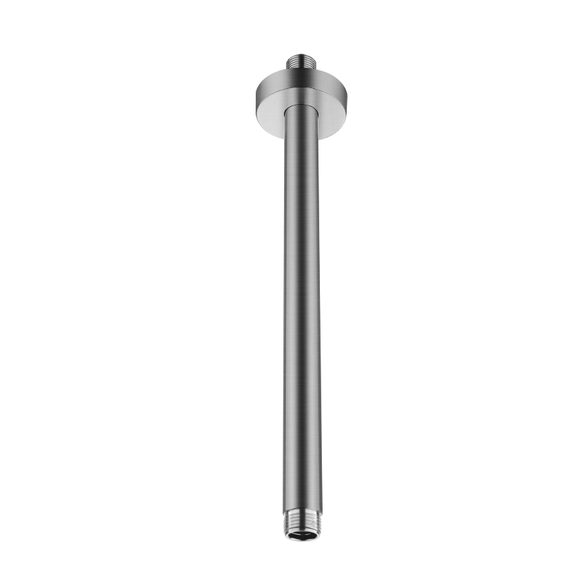 RAINSHOWER PLAFOND AANSLUITING GUNMETAL GRIJS 30CM