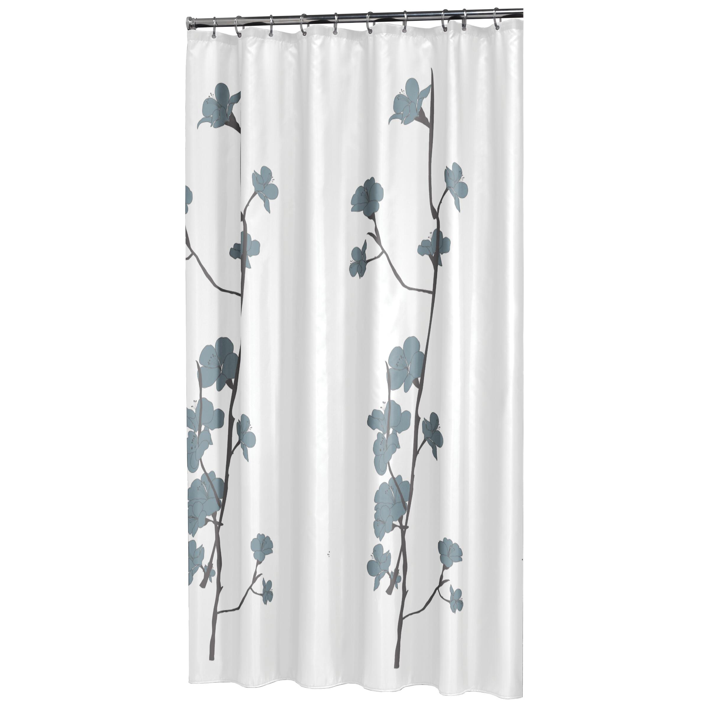 Sealskin Orchid - Douchegordijn - 180x200 cm - Polyester - Blauw