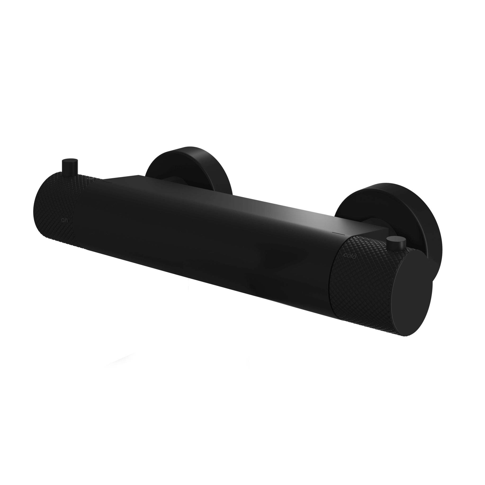 Hotbath Cobber X Afbouwdeel - Inbouw Stopkraan Warm Geborsteld Messing PVD