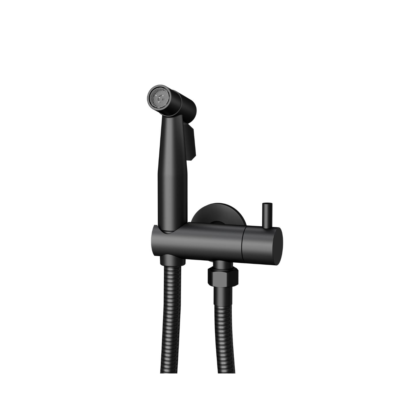 Best-Design Nero Knijp-Bidet Luxe Handdouche-Set Mat Zwart
