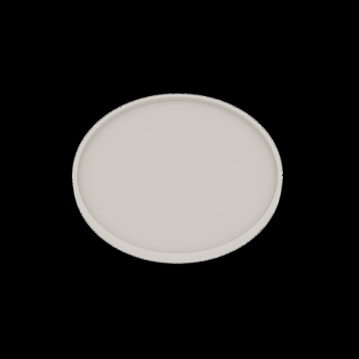 Ideavit Solidmac plateau 25x1.2cm Solid surface mat wit