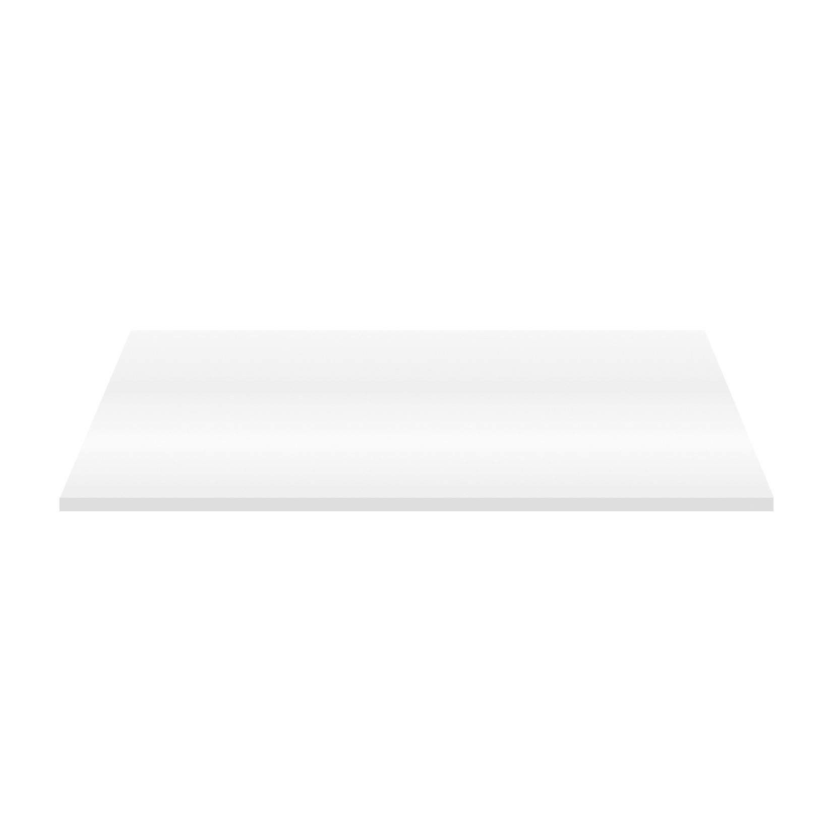 Aloni Wastafeltablet Hout 160cm Glossy Wit