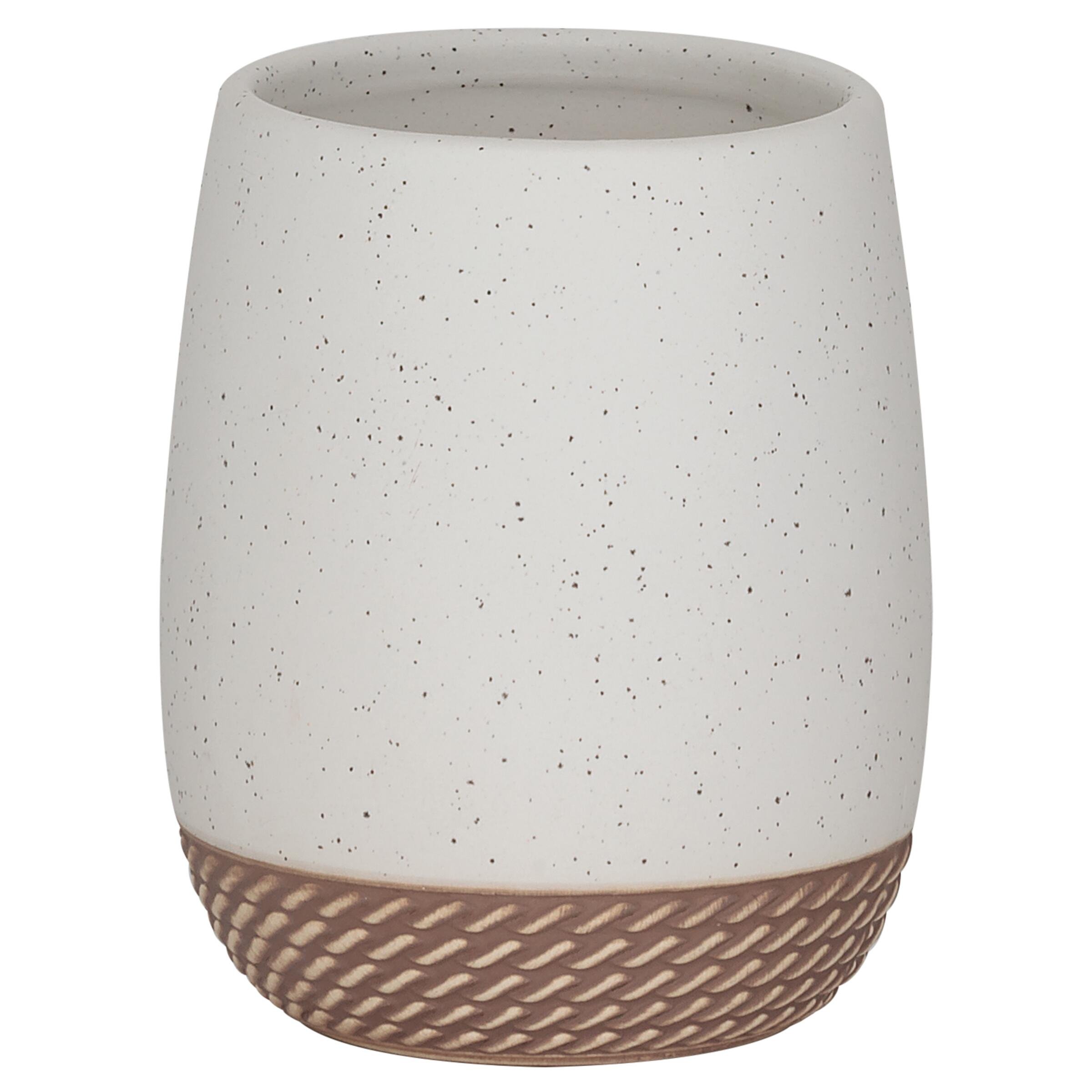 Sealskin Braid Tandenborstelbeker vrijstaand Zand