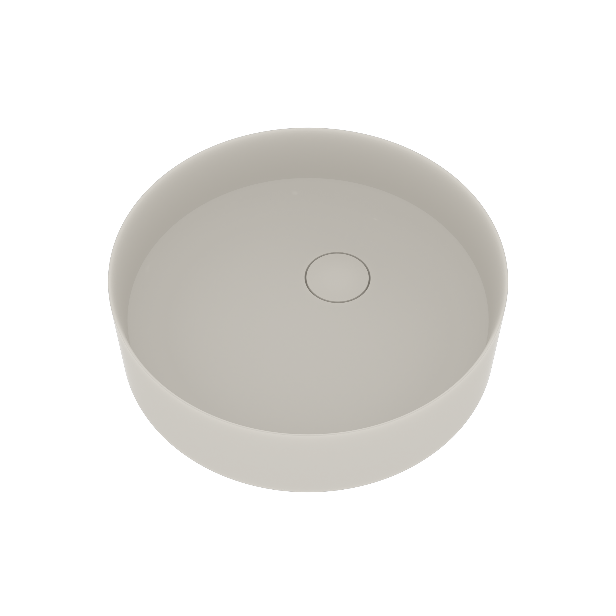 Ideavit Opbouw Waskom Solidfloat 40x40x12 cm Solid Surface Mat Wit