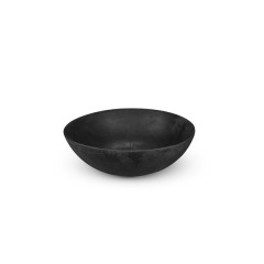 Looox Ceramic Raw, diameter 40 cm, Zwart