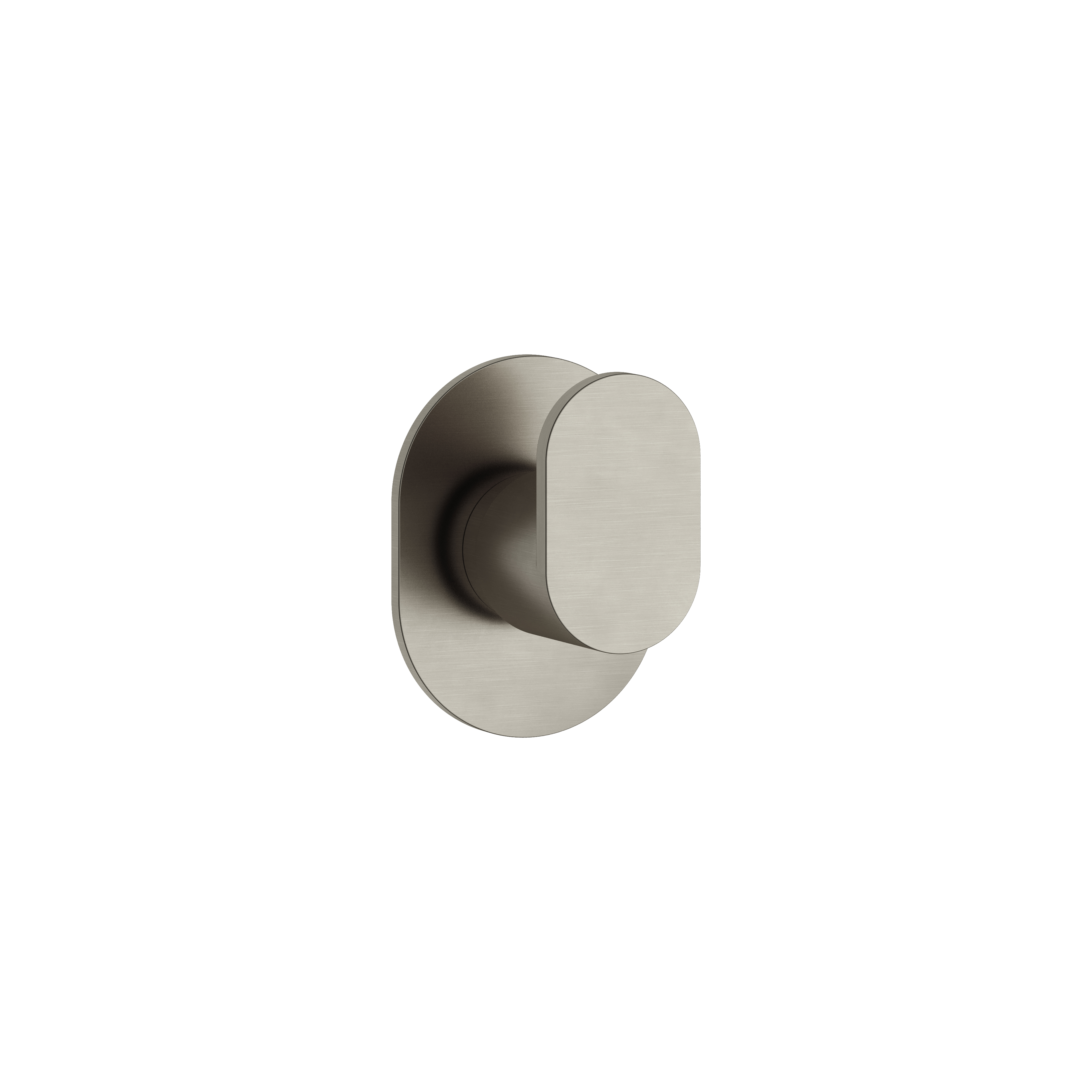 Hotbath Friendo Inbouw Stopkraan Geborsteld Nikkel (uitlopend model)