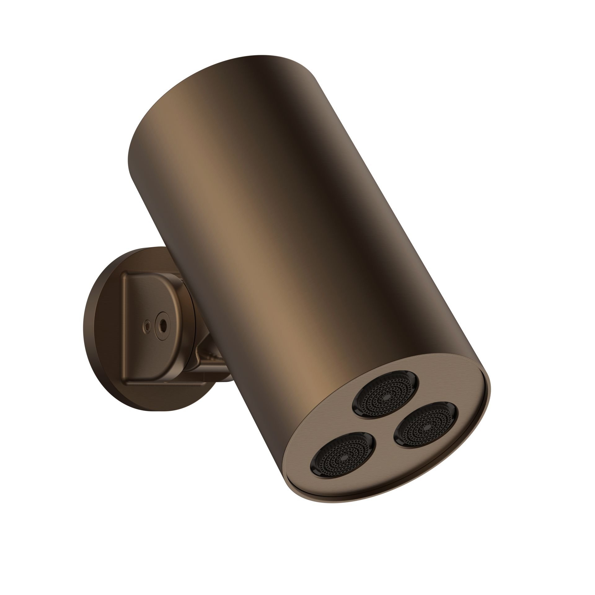 Uniforma Handdouche Cilinder - 1 Stand - Muurmontage - 8X15 cm - Bruin Brons (PVD)