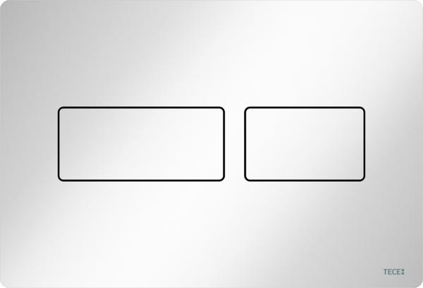 TECEsolid WC-bedieningsplaat Voor Duospoeltechniek Glanzend Wit