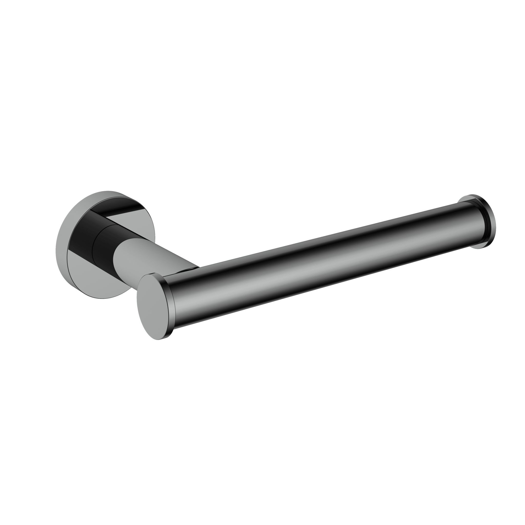 Hotbath Cobber Toiletrolhouder Zwart Chroom